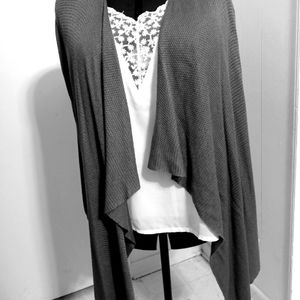 NWOT Torrid Open-front Waffle-Weave Waterfall Cardigan Size 3